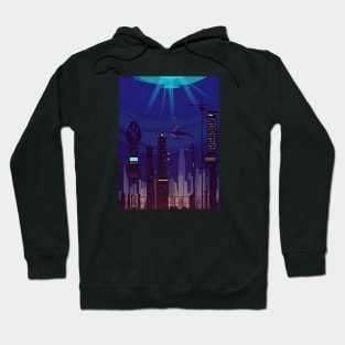 Pixel city Hoodie